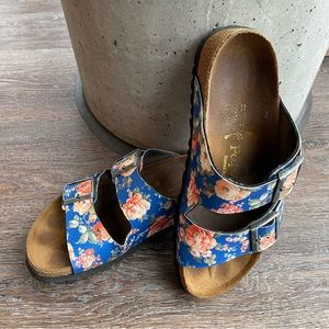 Birkenstock Papillio Floral Slide, sz 7